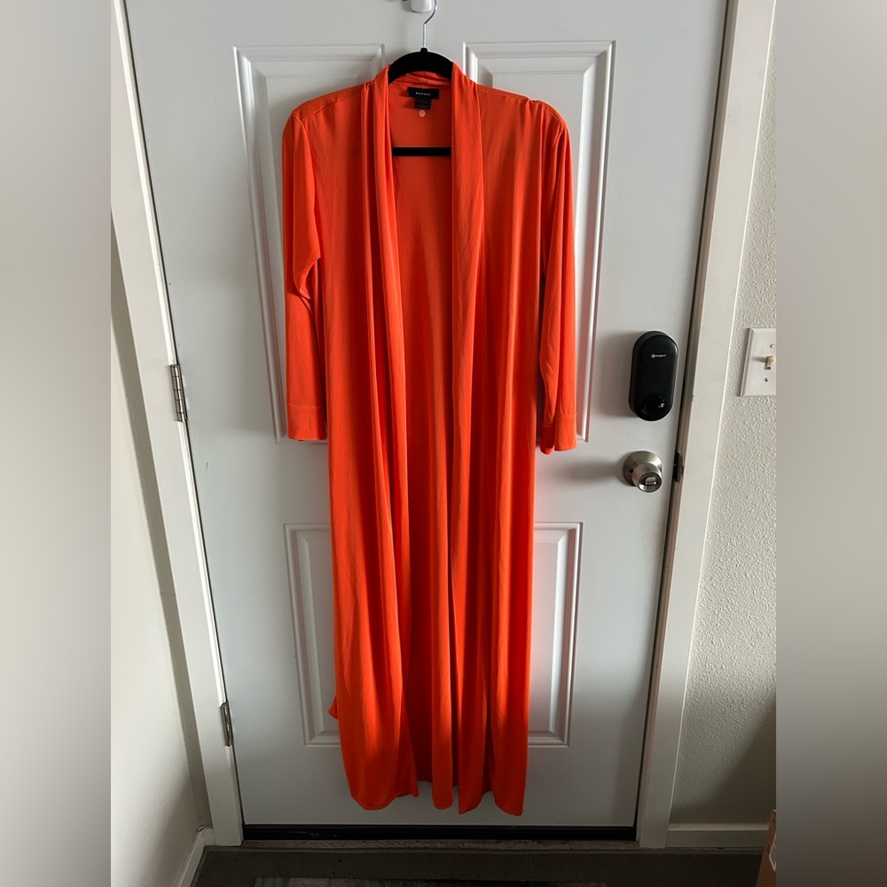 Natori Aphrodite Vibrant Orange Robe